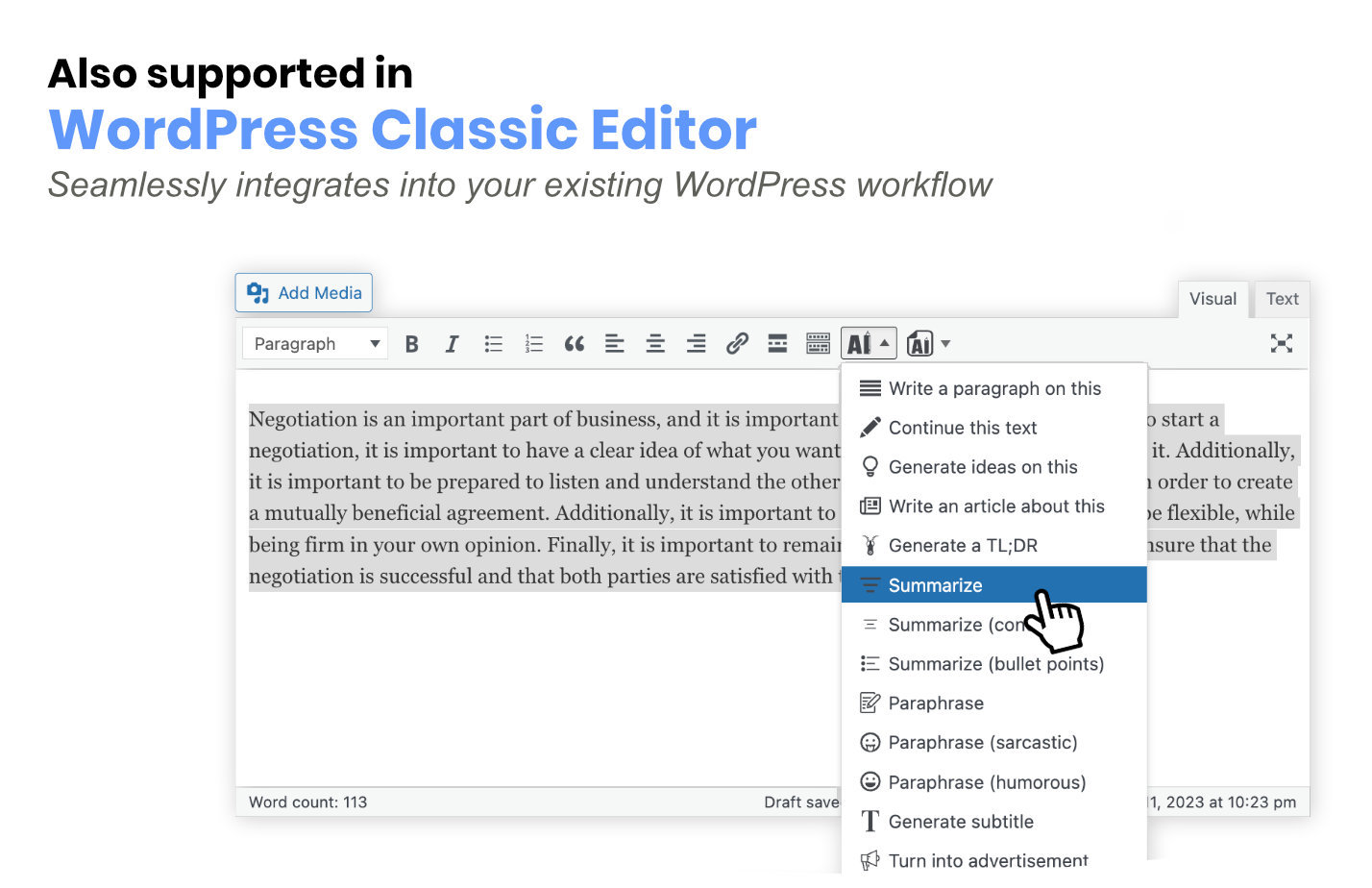 AIKit - WordPress AI Automatic Writer, Chatbot, Writing Assistant & Content Repurposer / OpenAI GPT - 17