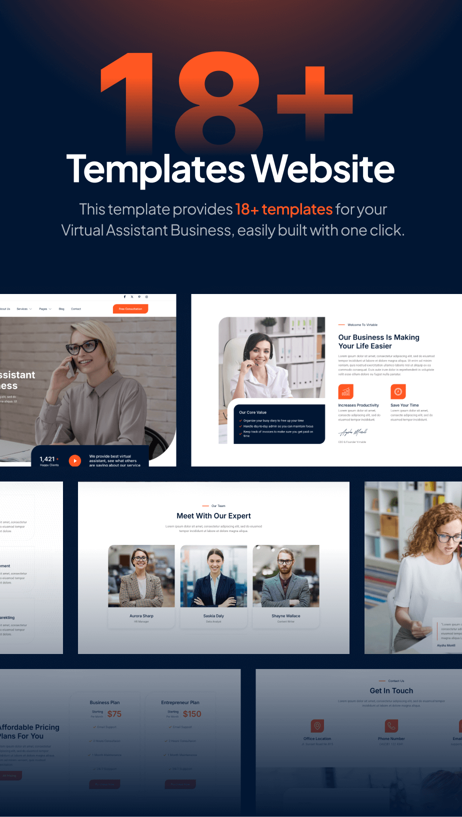 Virtable – Virtual Assistant Business FSE WordPress Theme - 4