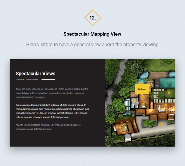 Mapping View in HouseSang Single Property WordPress Theme