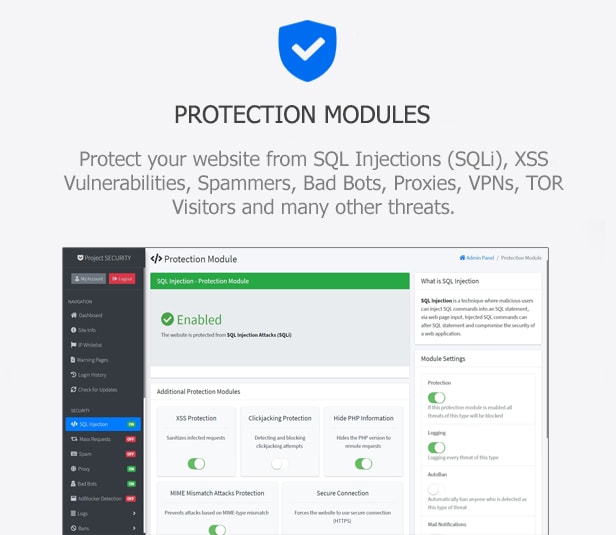 Project SECURITY – Website Security, Anti-Spam & Firewall - 3