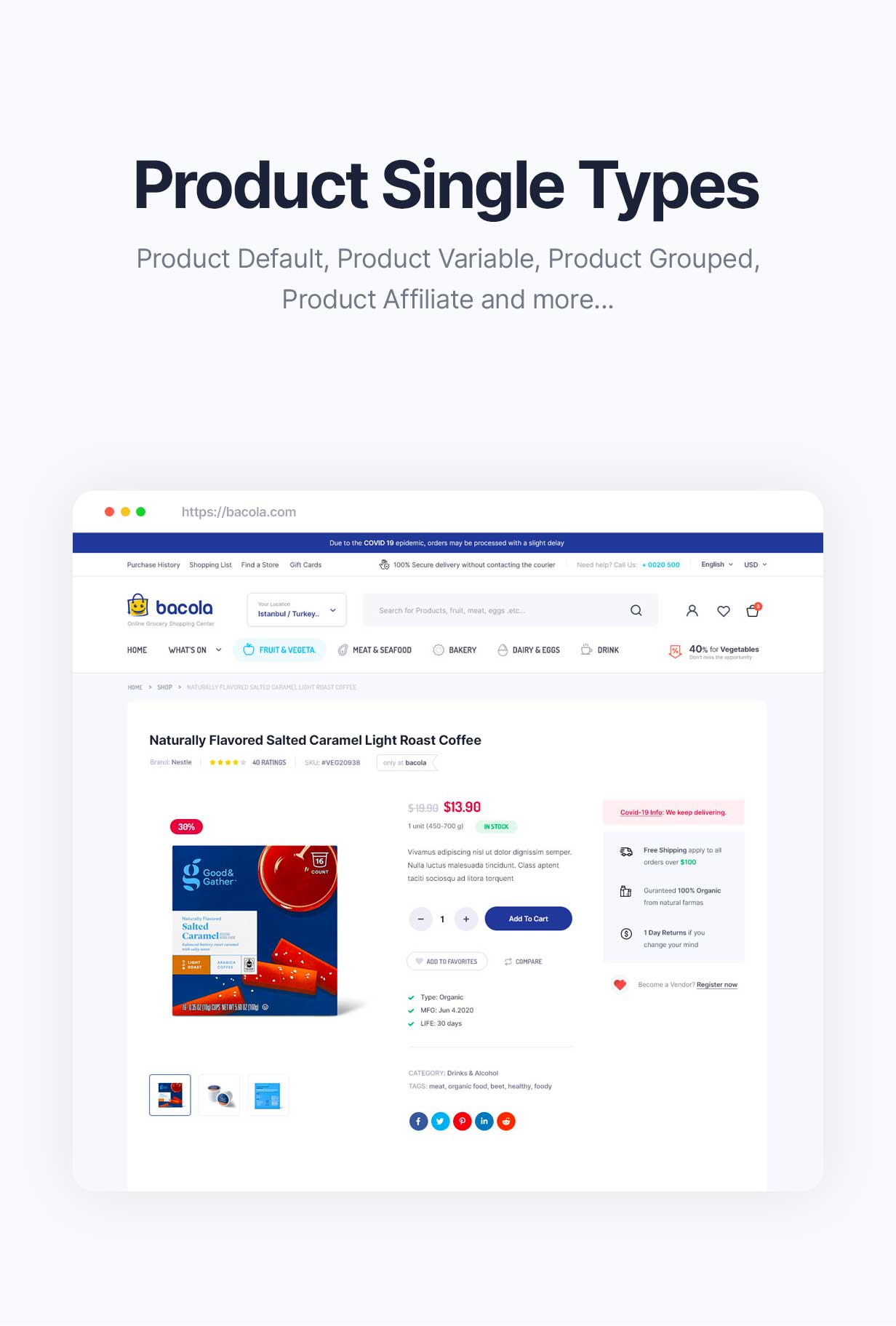 Bacola - Grocery Store and Food eCommerce Theme - 11