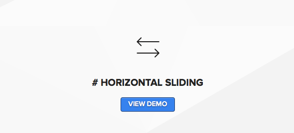 Wordpress blog for photographers with horizontal sliding