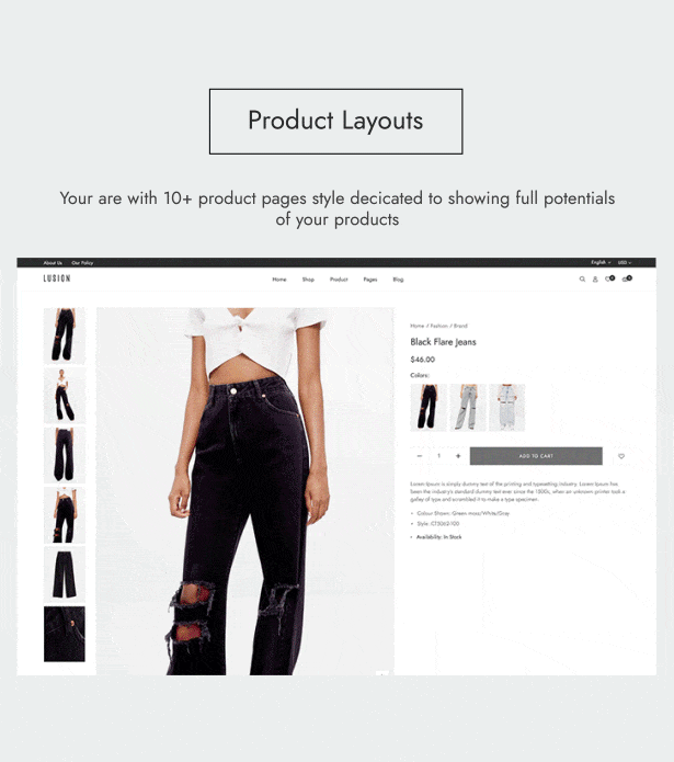 Lusion - Multipurpose Ecommerce Wordpress Theme