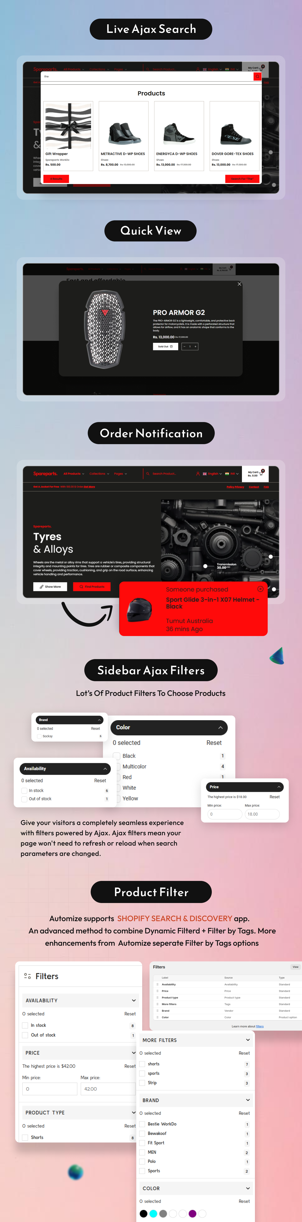 Spareparts - Auto Parts & Car Accessories Shopify 2.0 Theme - 11