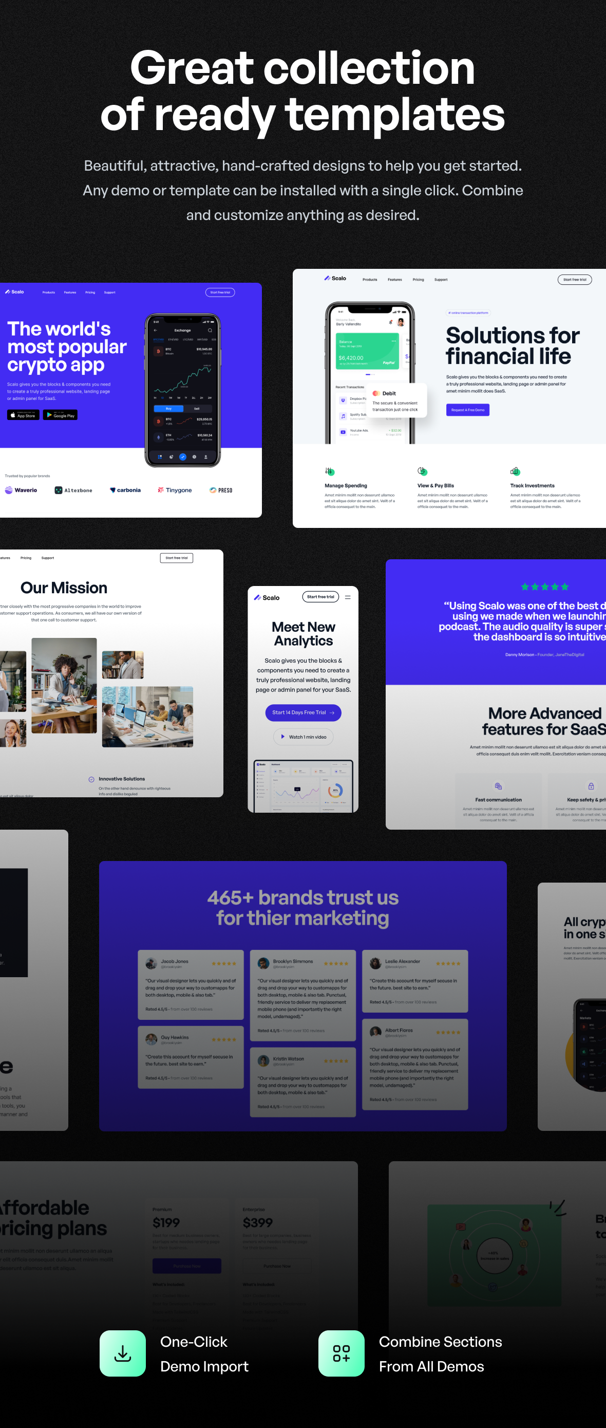 Scalo - Startup & SaaS WordPress Theme - 3