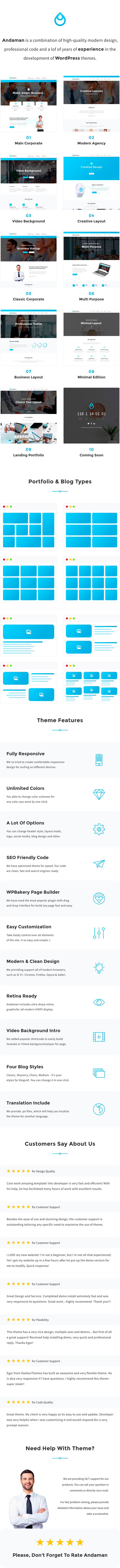 Andaman - Creative & Business WordPress Theme - 1