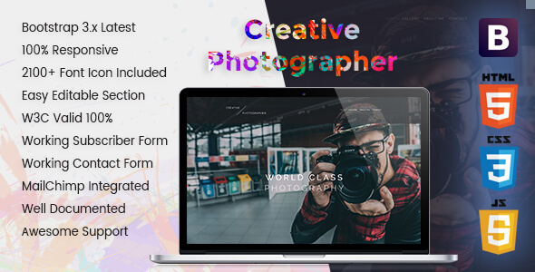 Photography - Creative Site Templates