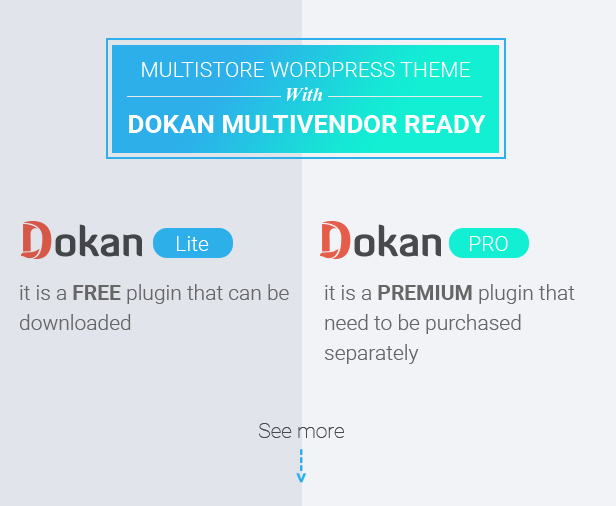 Marketplace WP Theme support Dokan Multi Vendors - 12