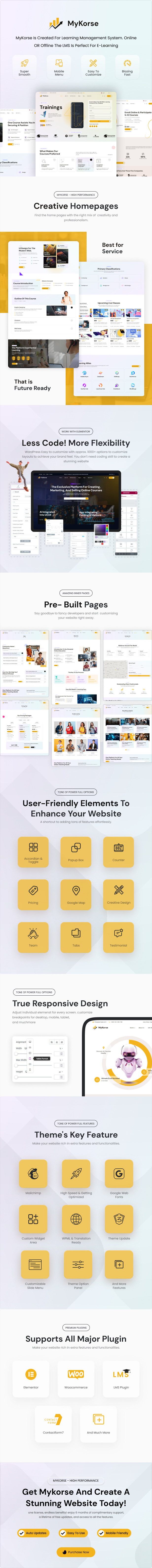 MyKorse - Education WordPress Theme - 1