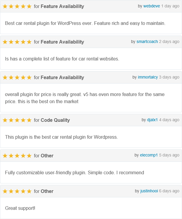 Car Rental System (Native WordPress Plugin) - 7