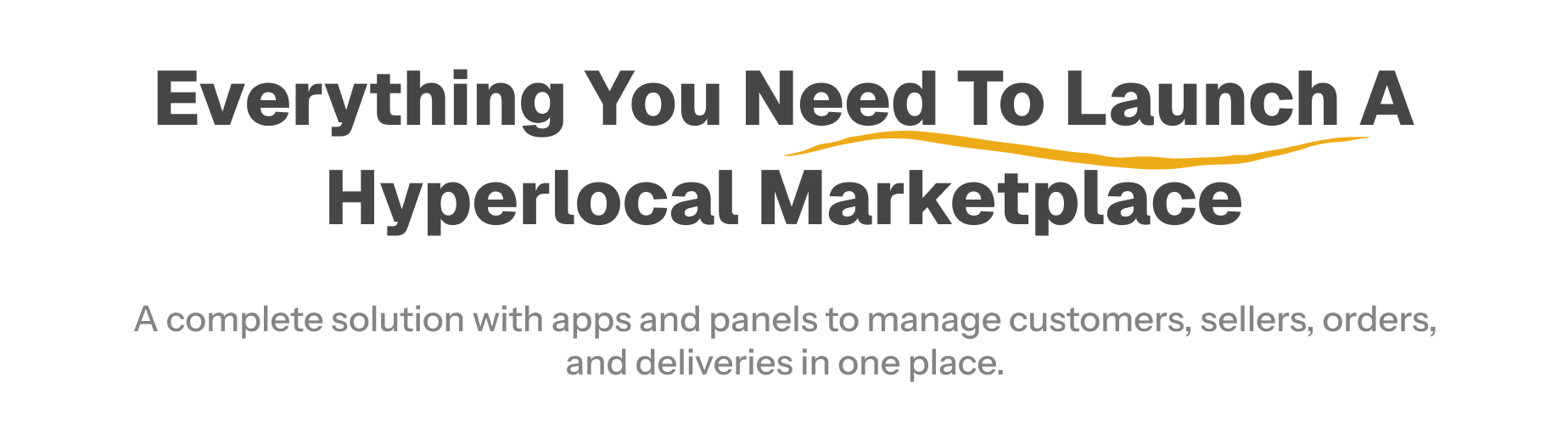 Hyperlocal - Multivendor Complete Flutter App, Admin panel and Website