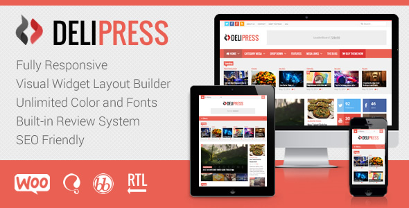 Delipress - Magazine and Review WordPress Theme - News / Editorial Blog / Magazine