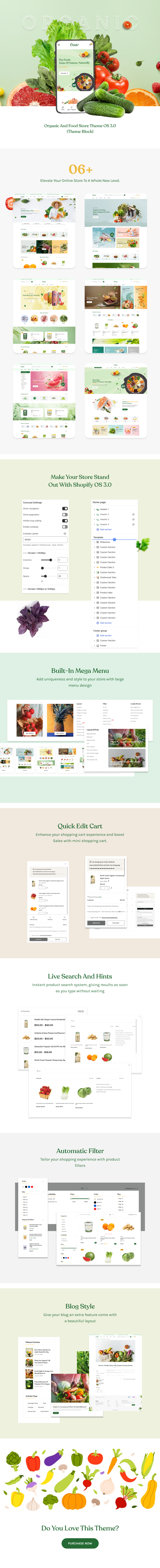 Crudo Organic Food Shopify Theme OS 3.0 – Upsell & Cross-sell eCommerce Solution