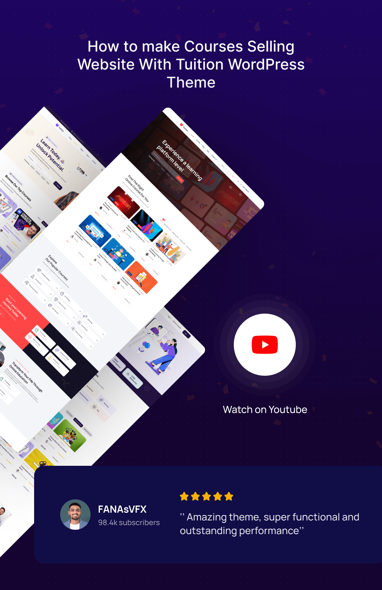 Tuition Education & Online Course WordPress Theme - 4