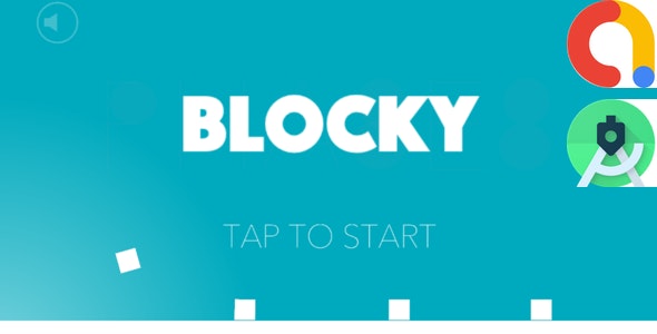 Blocky Game ( Android Studio + Admob + Multiple Characters + Reward Video Ads )