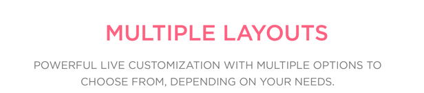 ionic template multiple layouts