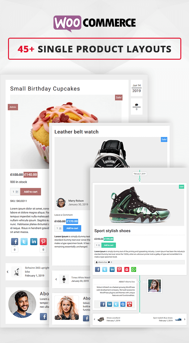 Blog Designer PRO WooCommerce single page