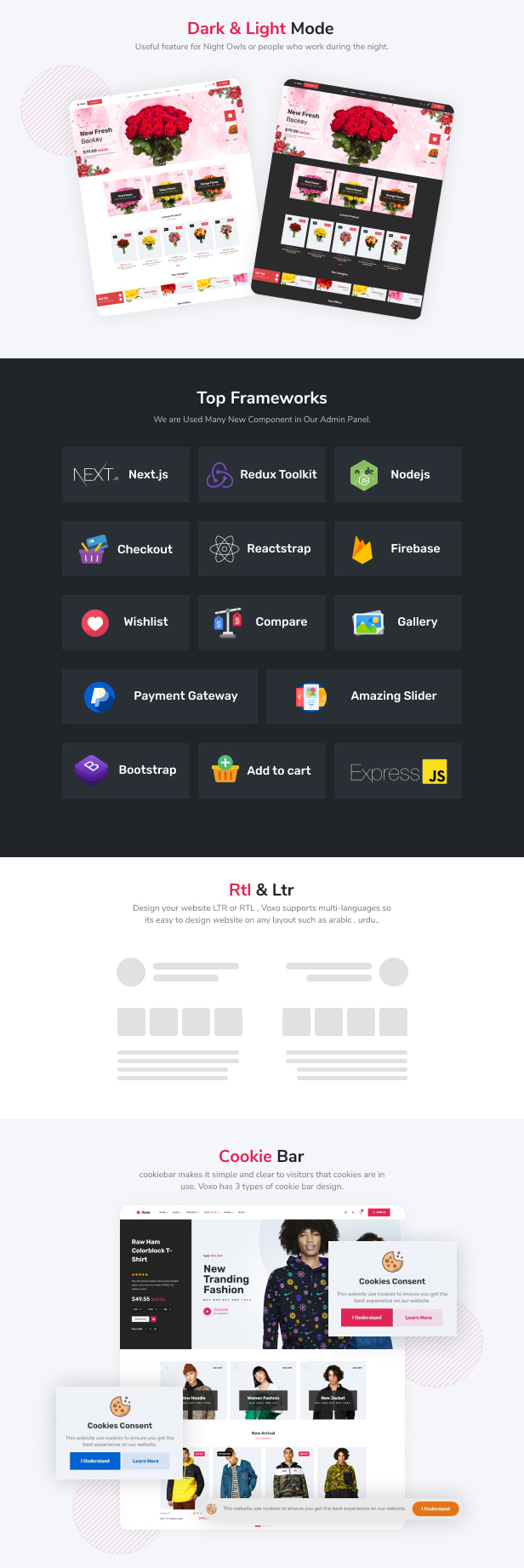 Voxo Multipurpose Ecommerce Nextjs/React Theme