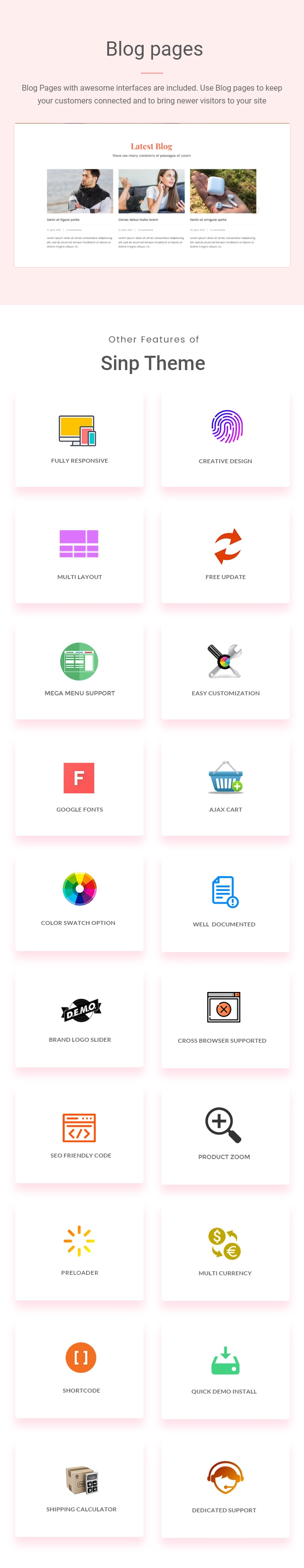 Sinp Shopify 单品站主题模板