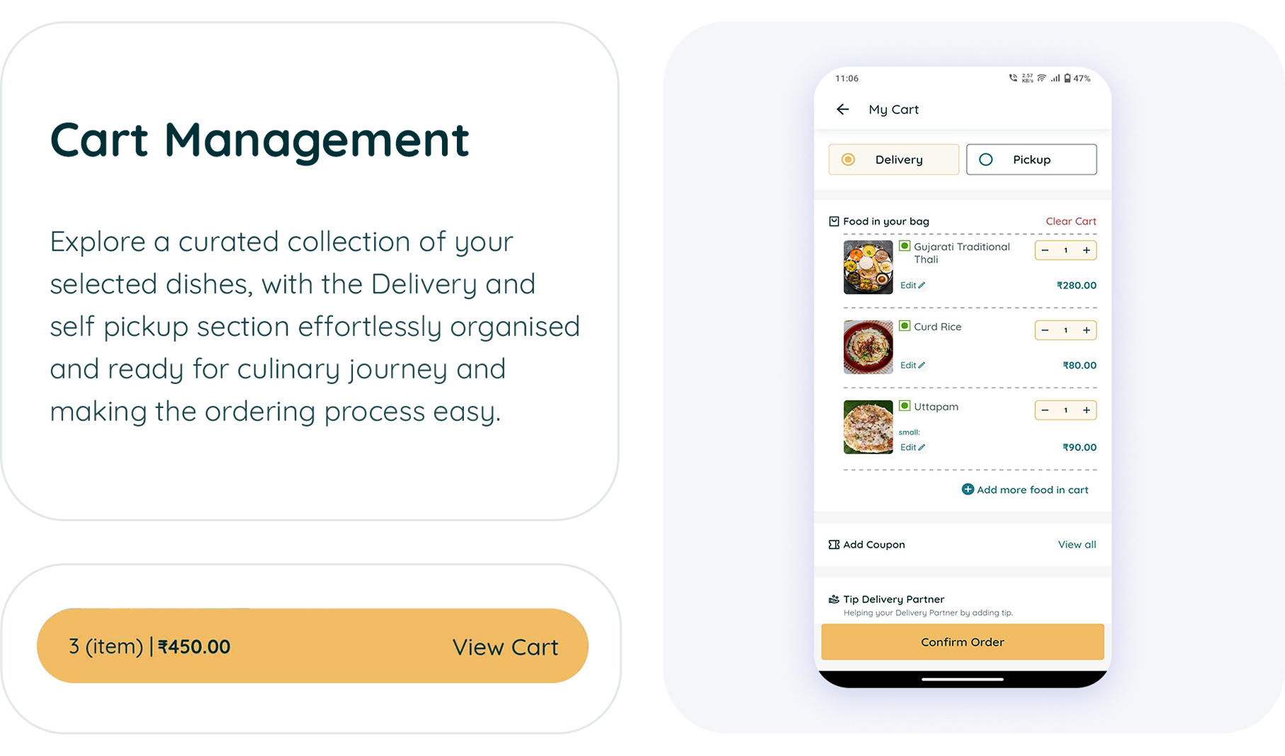 eRestro - Single Vendor Restaurant Flutter App | Food Ordering App with Admin Panel - 22