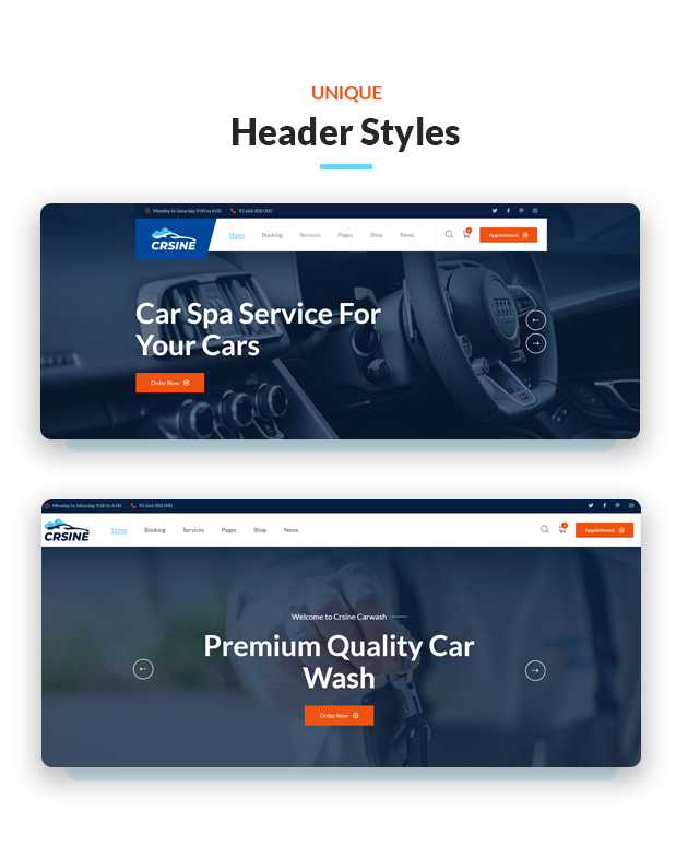 Car Wash Booking