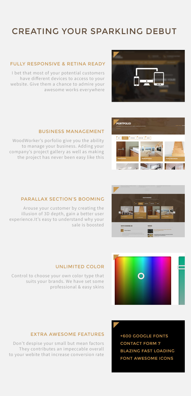 Carpenter WordPress Theme - Premium Features