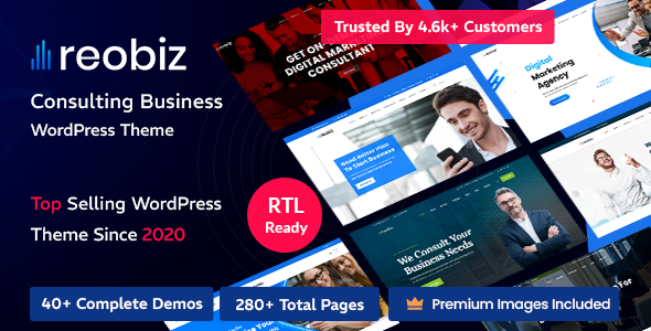 Reobiz - Consulting Business WordPress Theme