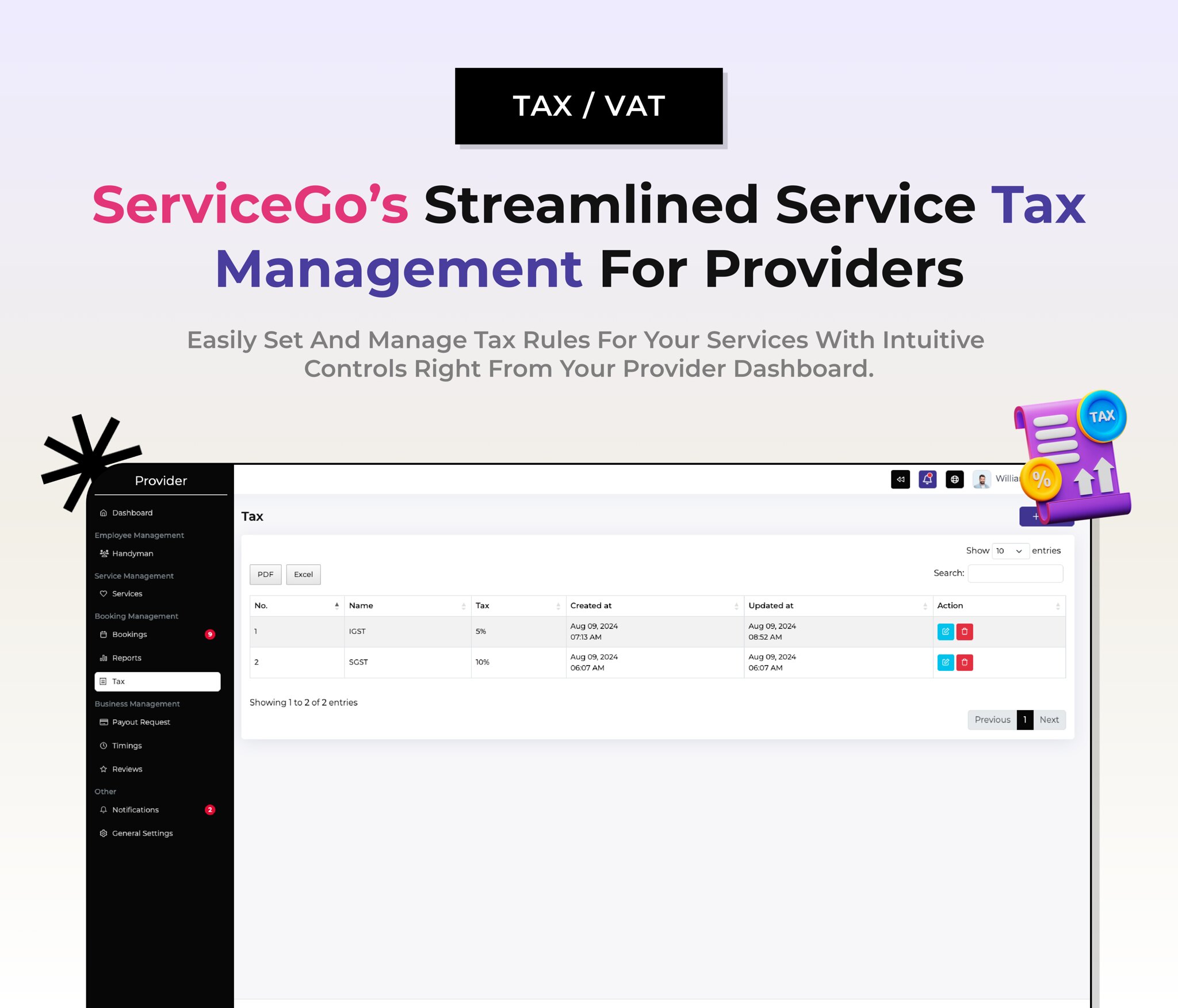 ServiceGo - Multi Vendor On-Demand Service & Handyman Booking Marketplace