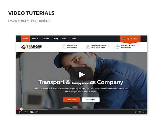 Trangini - Car Repair Muse Template - 7