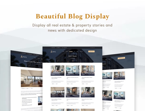 Hourty - Single Property WordPress Theme