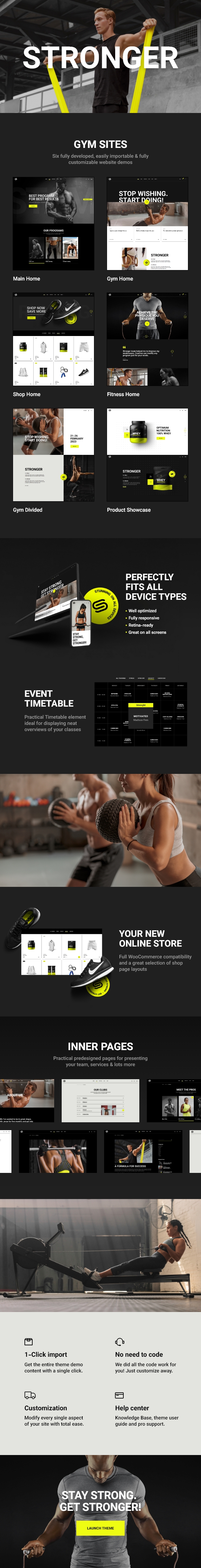 Stronger - Gym and Fitness WordPress Theme - 2