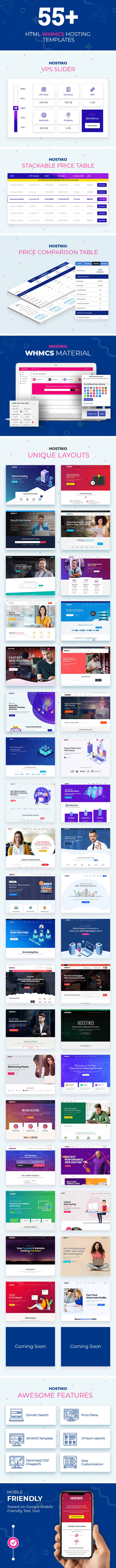 Hostiko - Plantilla de alojamiento HTML y WHMCS con diseño isométrico - 2