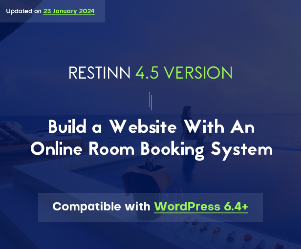 Restinn- Hotel Booking WordPress Theme (One Page and Multipage) - 1