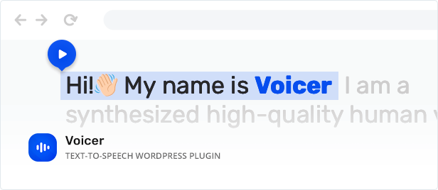 Voicer – Text to Speech Plugin for WordPress