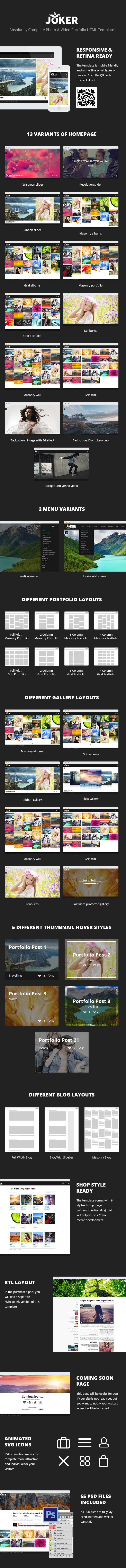 Joker - Photo & Video Portfolio HTML Template - 2