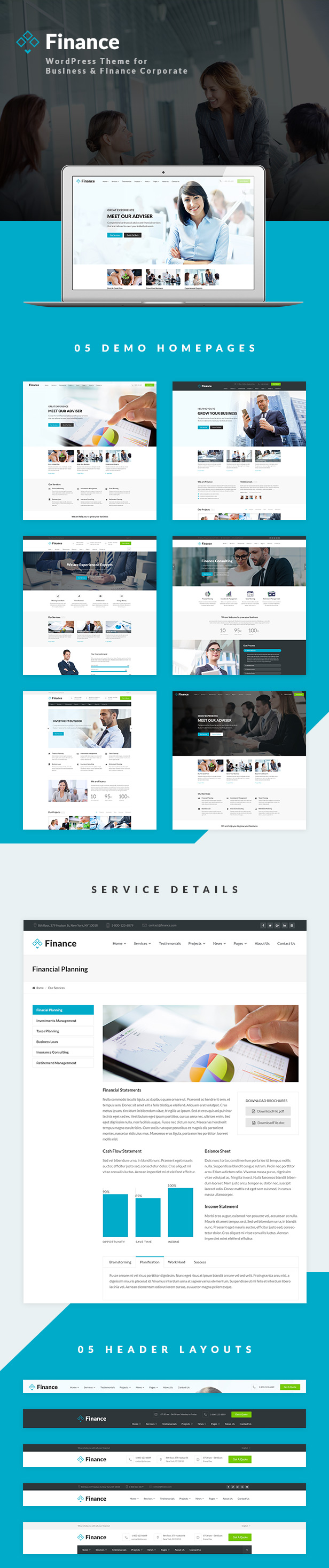 Finance Business Financial Broker Consulting Accounting Wordpress Theme By Thememodern