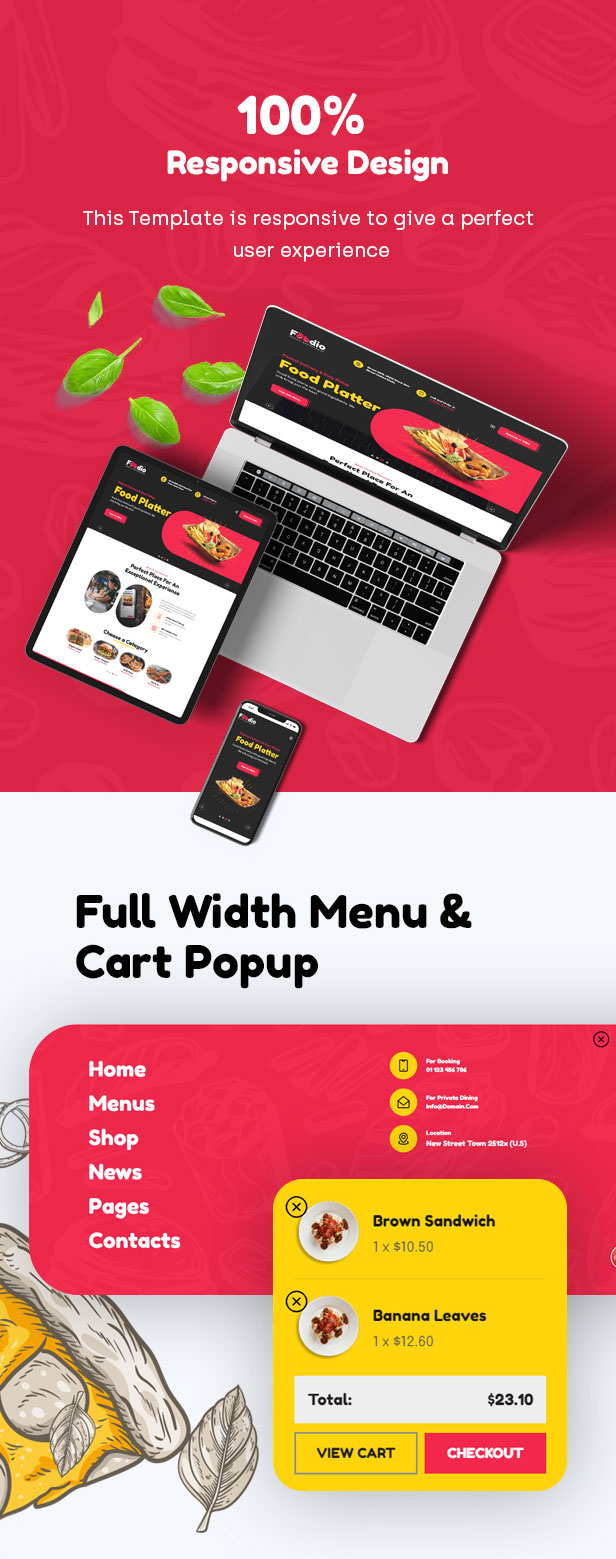 Foodio - Fast Food & Restaurant HTML Template - 3