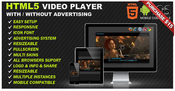 Ultra Video Gallery with Youtube, Vimeo, HTML5, Ads - 14