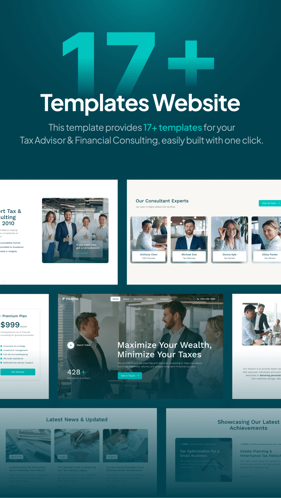 Fountax – Tax Advisor & Financial Consulting FSE WordPress Theme - 4