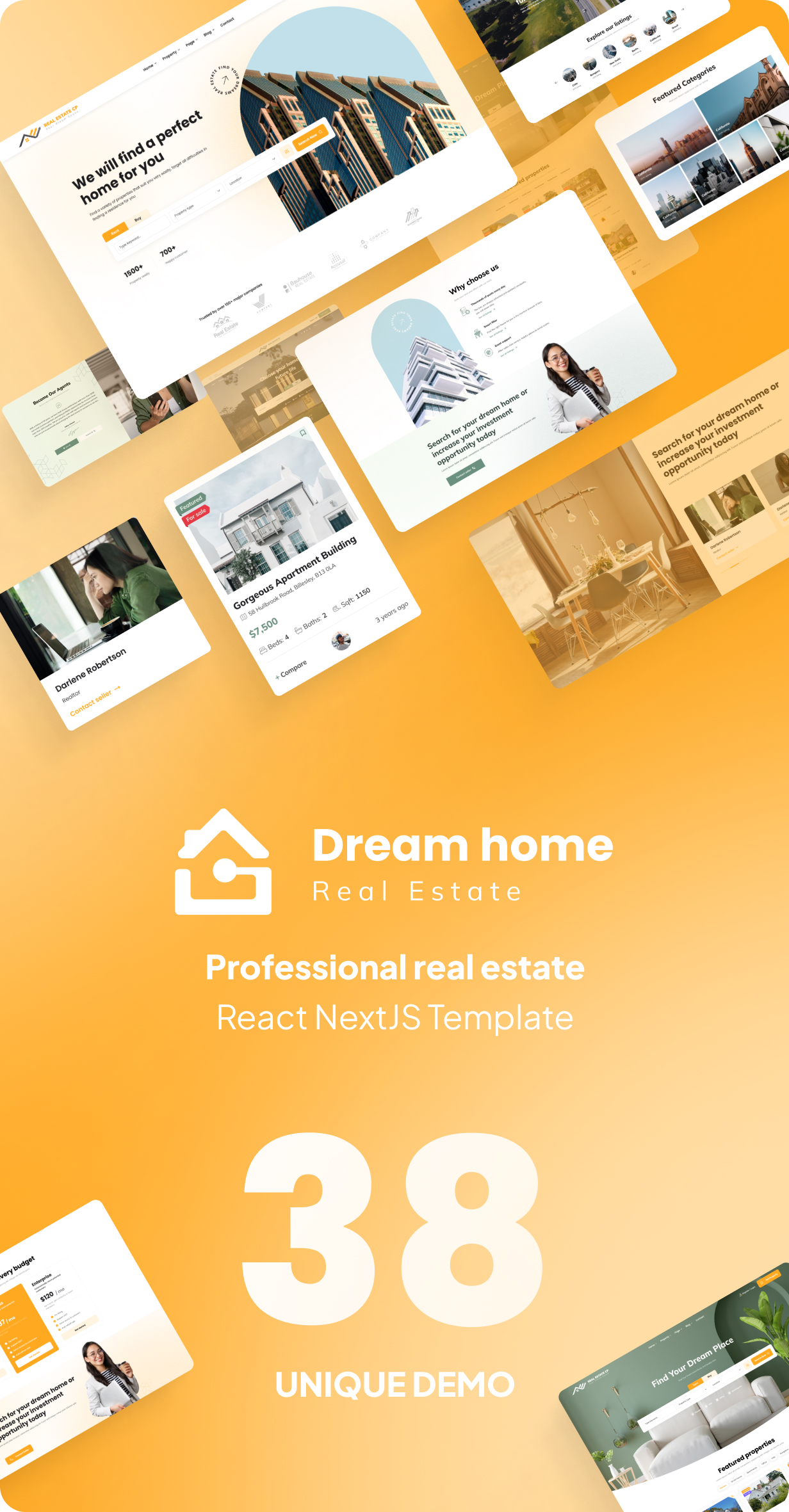 DreamHome | Real Estate React NextJS Template