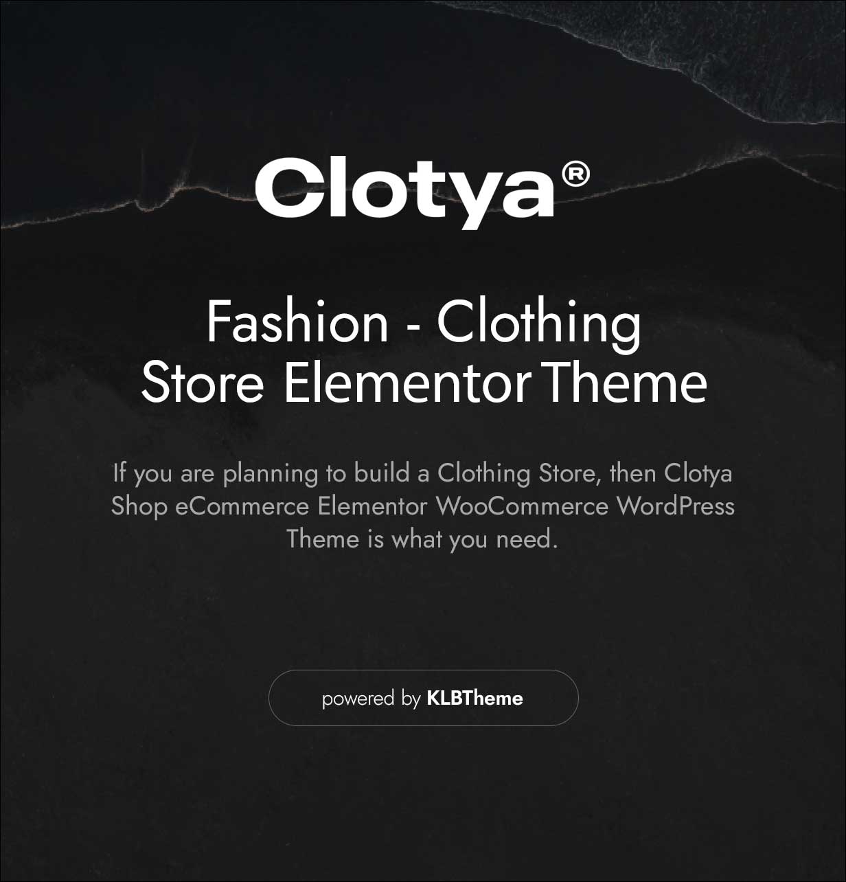 Clotya - Fashion Store eCommerce Theme - 1