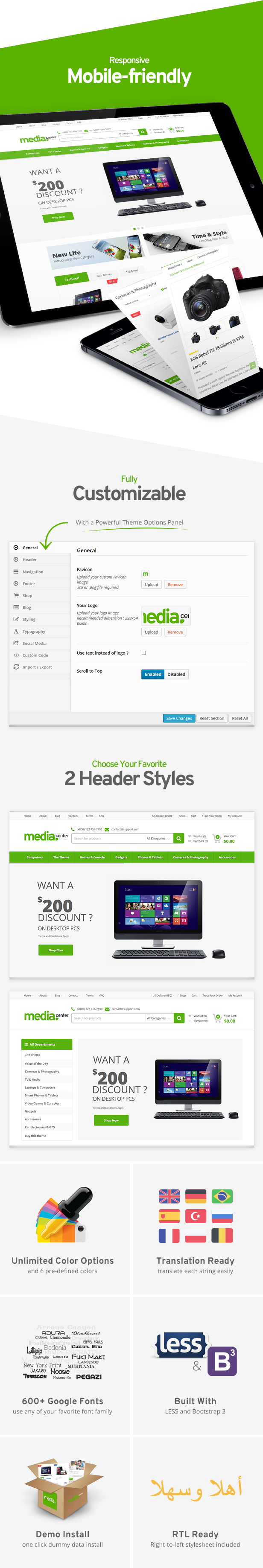MediaCenter - Electronics Store WooCommerce Theme - 10