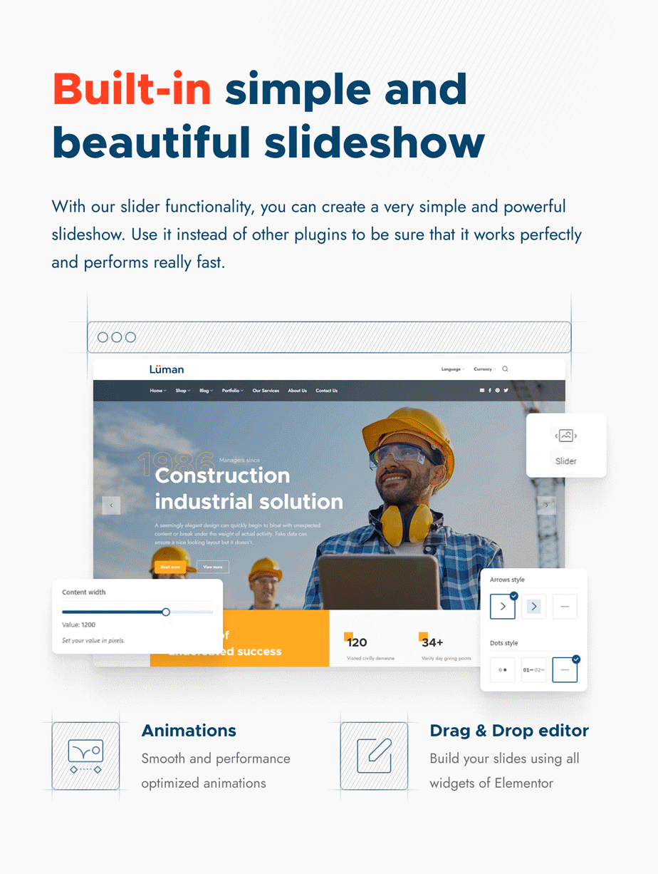 Luman WordPress theme