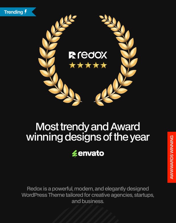 Redox - Creative Agency Portfolio WordPress Theme - 3