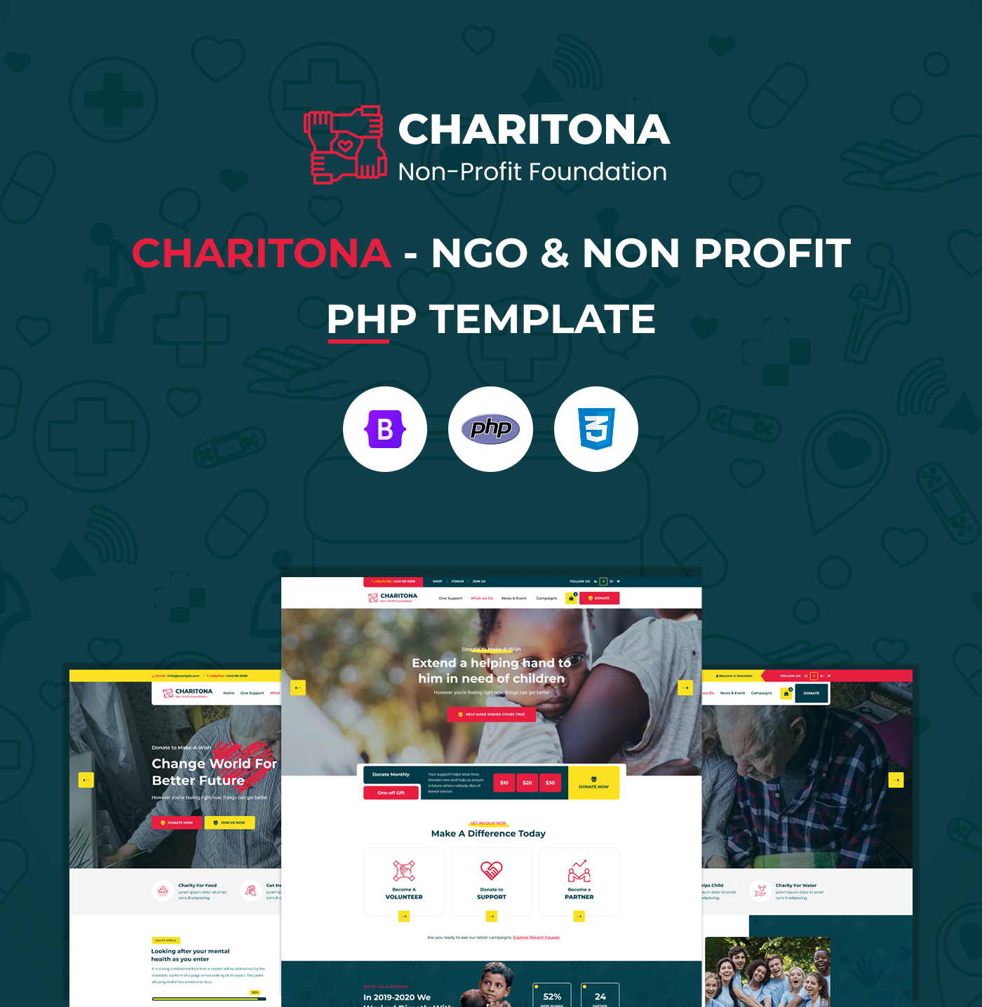 Charitona - Charity & Nonprofit PHP Template - 11