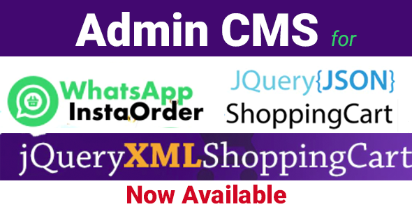 Admin CMS for Managing Products Now Available