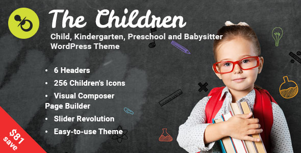 The Children - Child, Kindergarten and Babysitter WordPress Theme