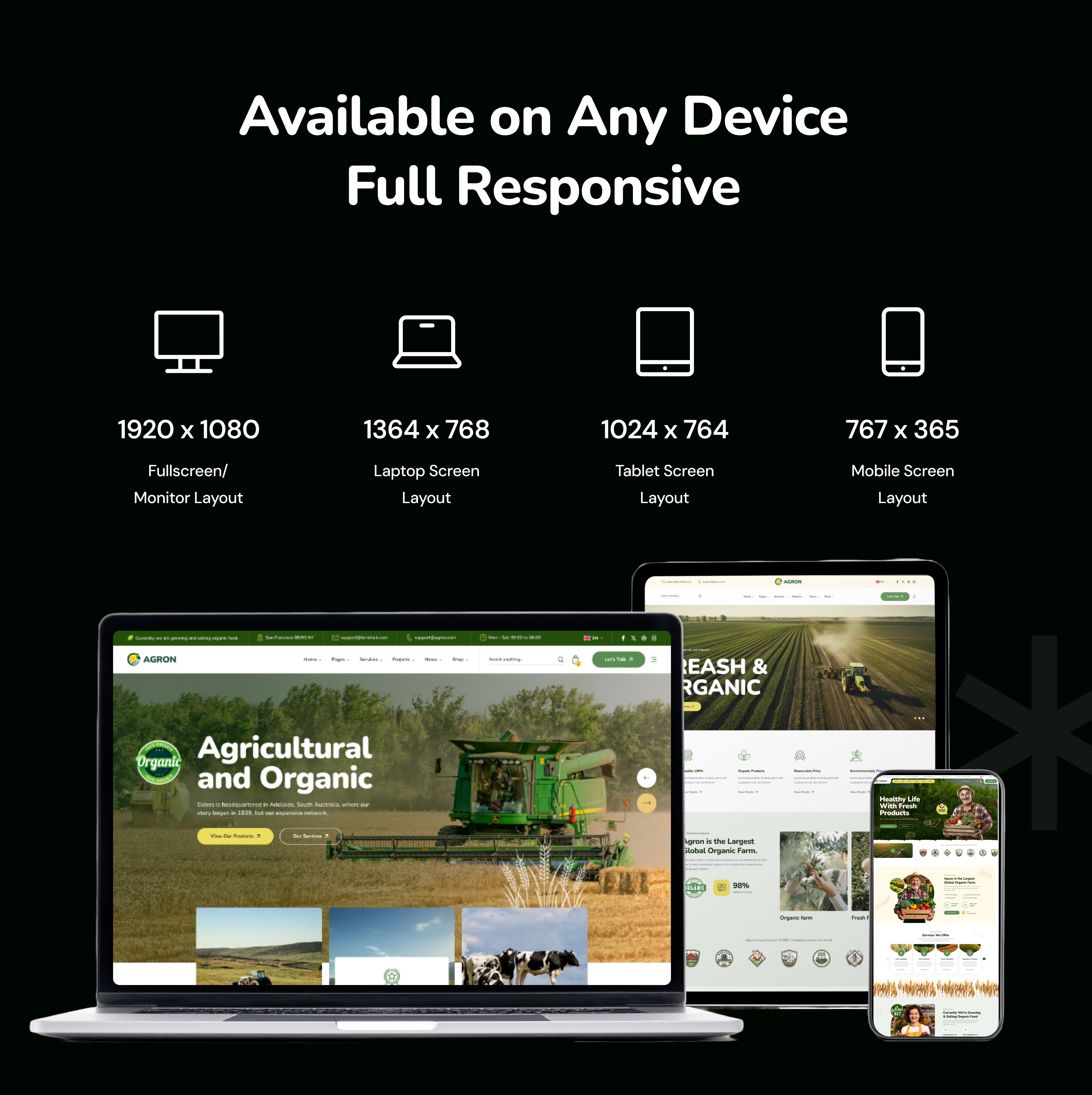 Agron - Agriculture & Organic Farm WordPress Theme - 7