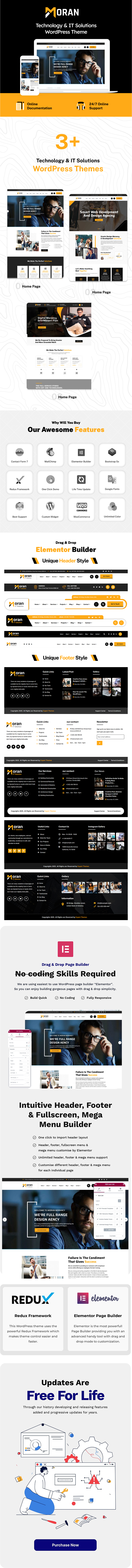 Moran - Technology & IT Solutions WordPress Theme - 5