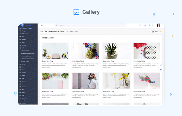Endless React Admin Dashboard theme